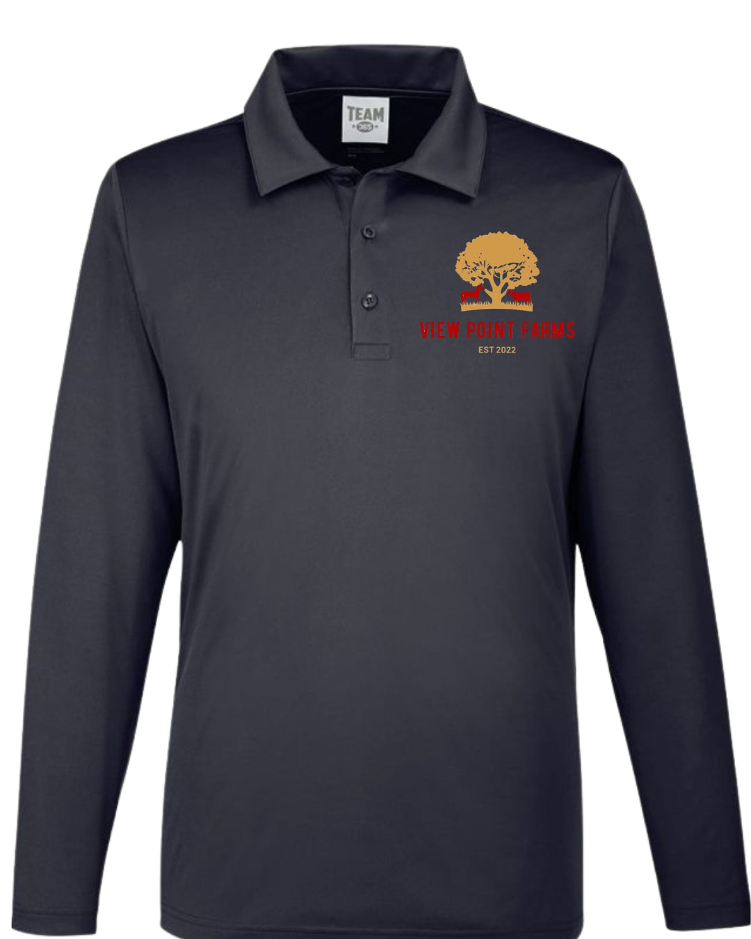 VPF mens long-sleeve polo