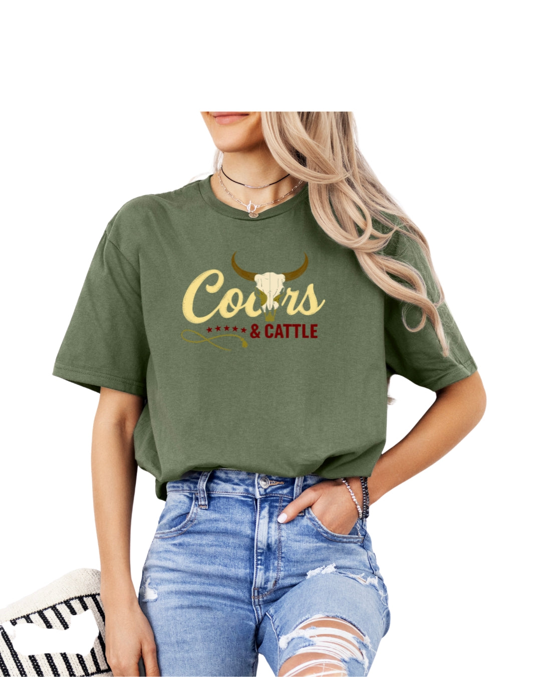 coors & cattle t-shirt