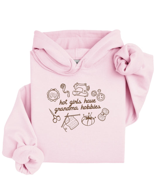Hot girls have grandma hobbies hoodie