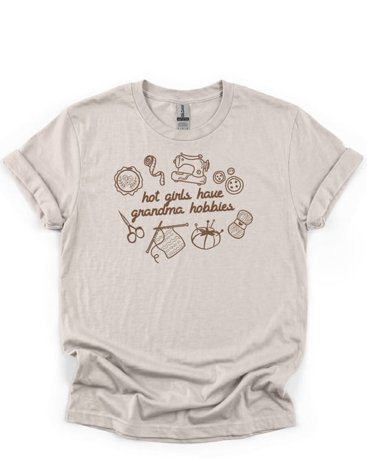 Hot girls have grandma hobbies t shirt