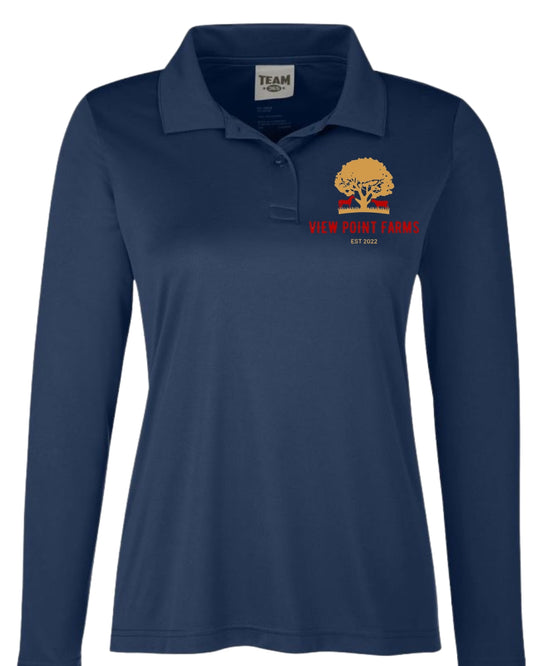 VPF  long-sleeve performance polo