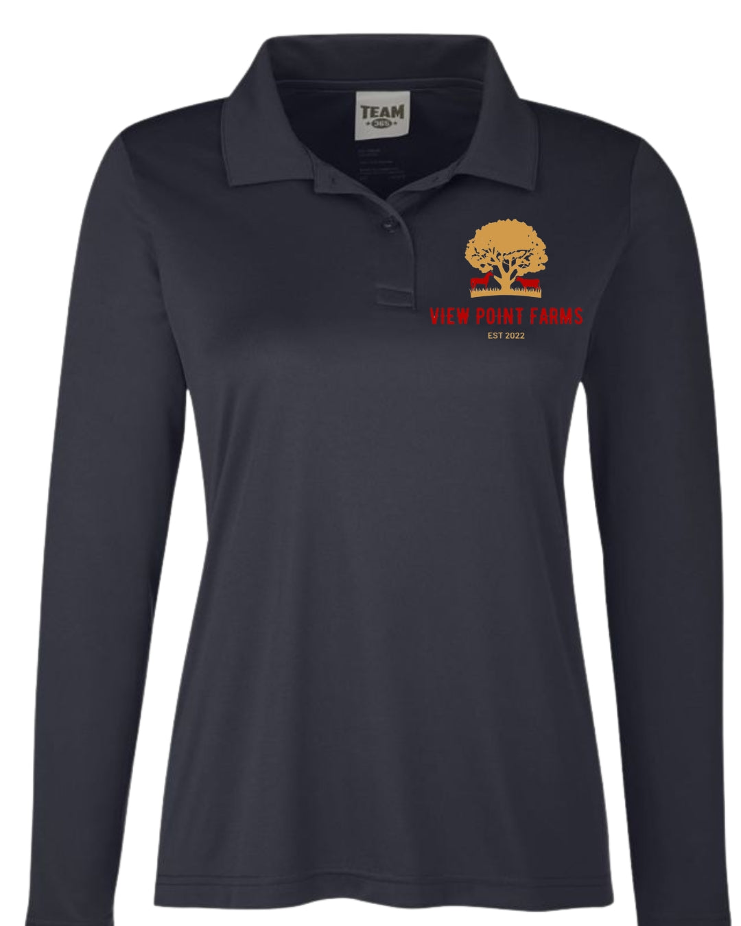 VPF  long-sleeve performance polo