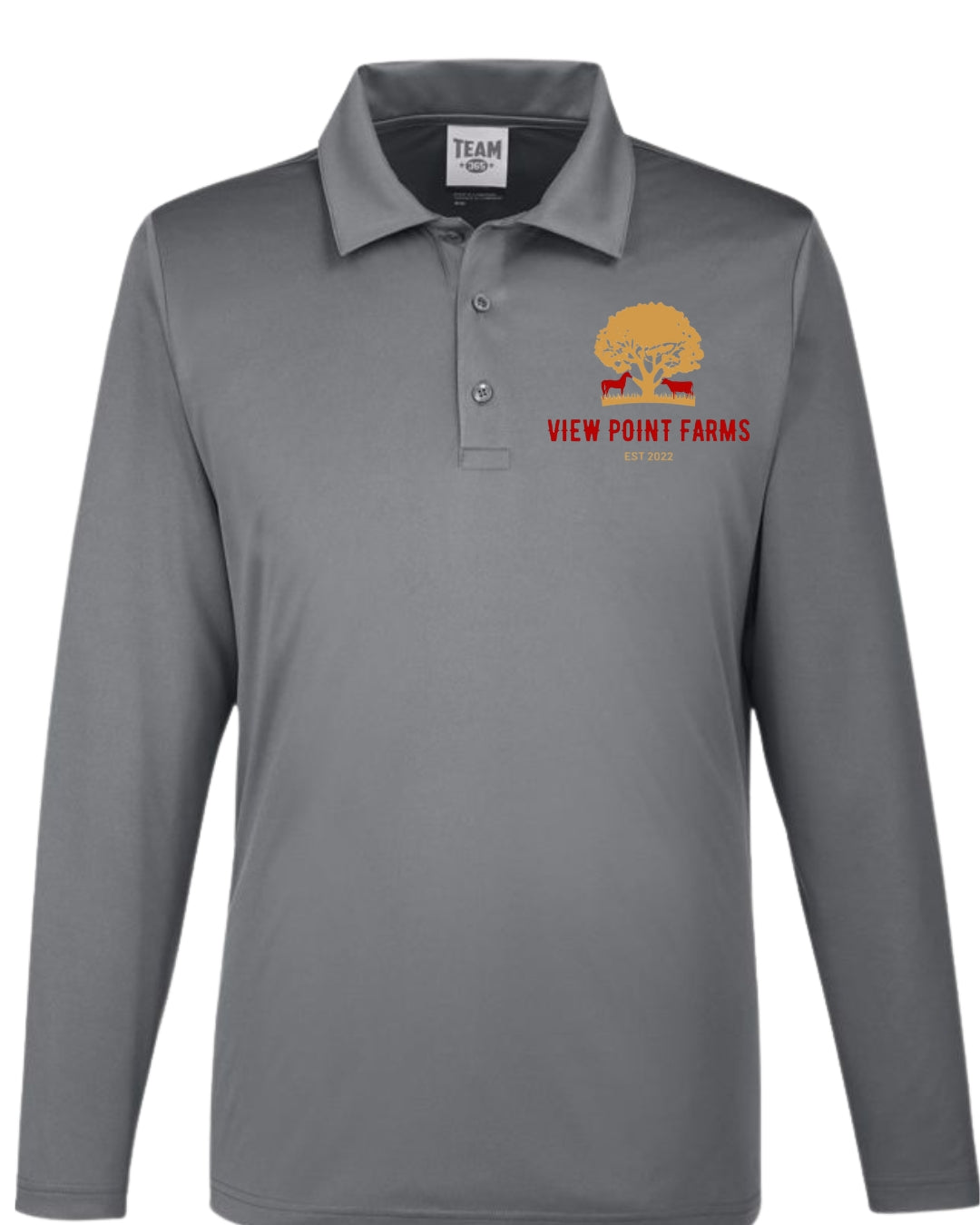 VPF mens long-sleeve polo
