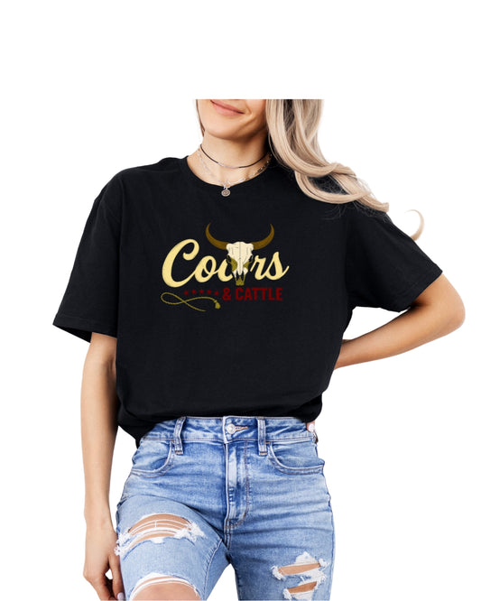 coors & cattle t-shirt