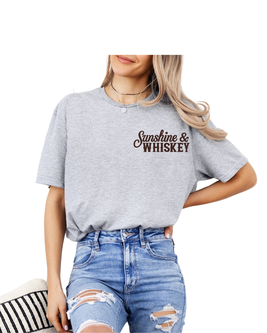 sunshine & whiskey t-shirt