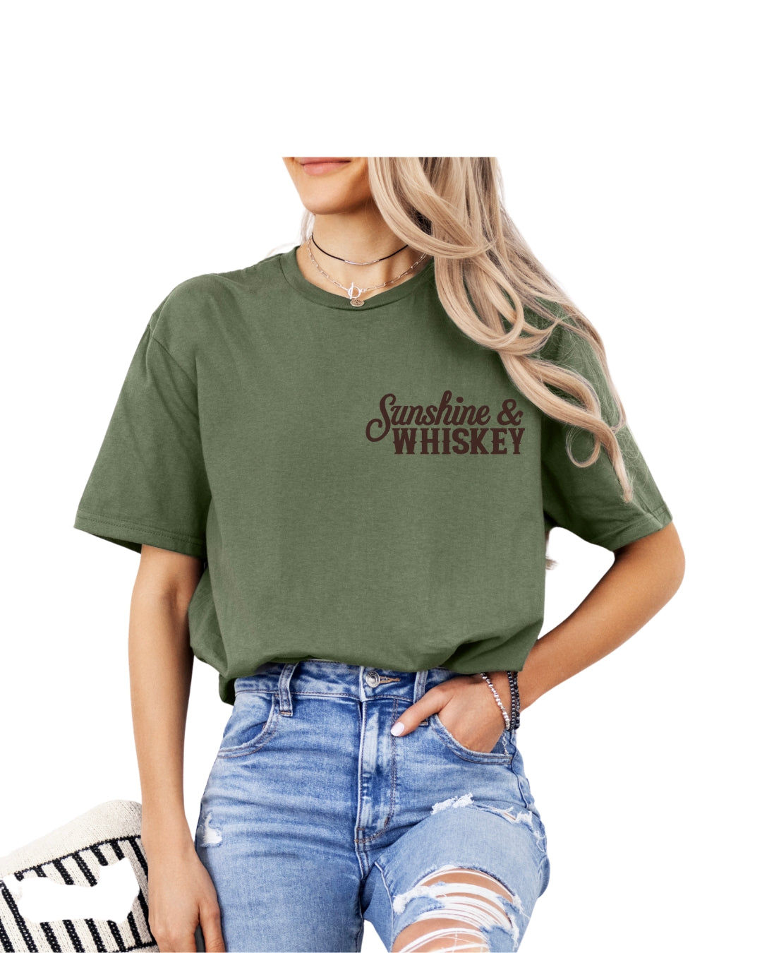 sunshine & whiskey t-shirt