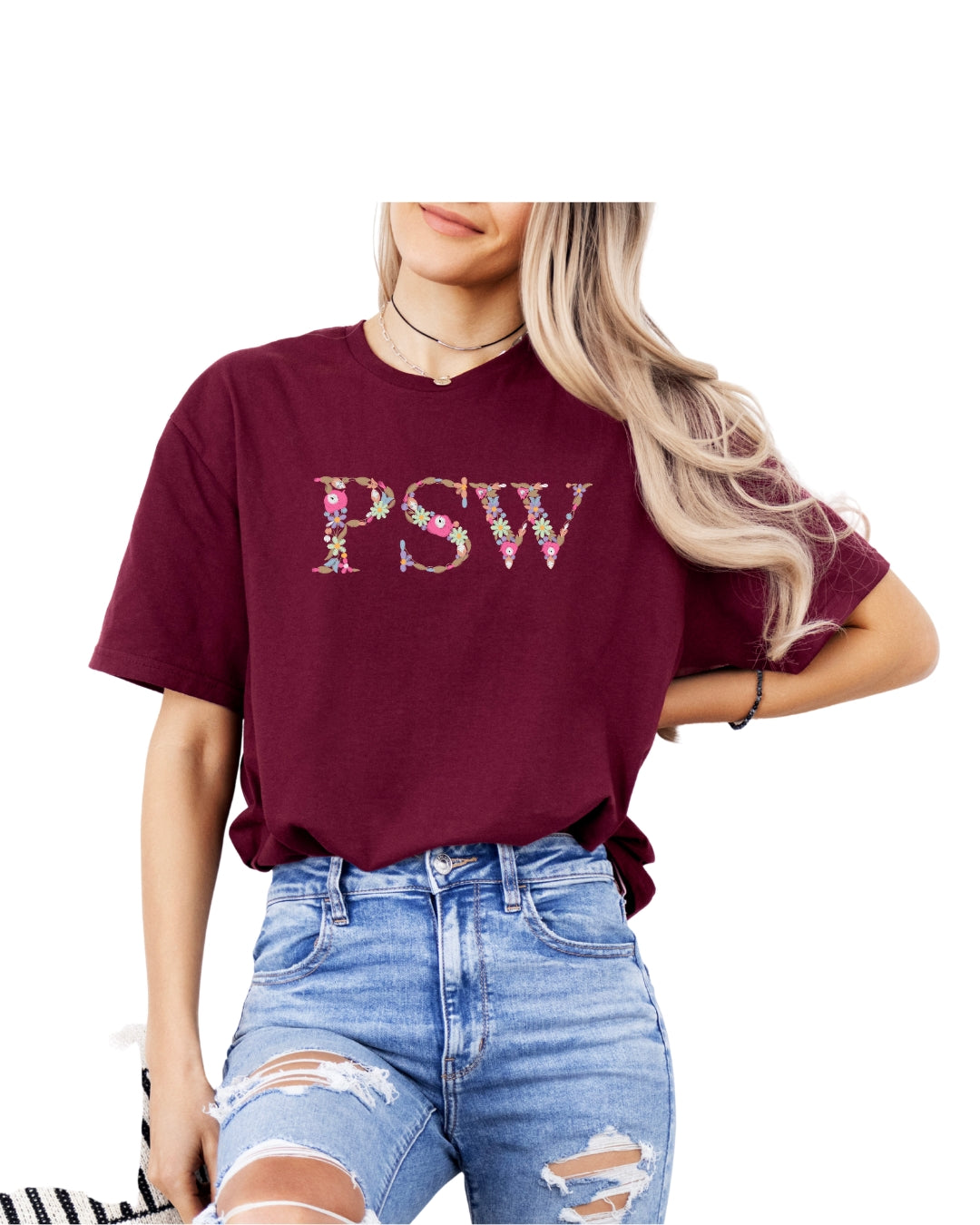 floral PSW t-shirt