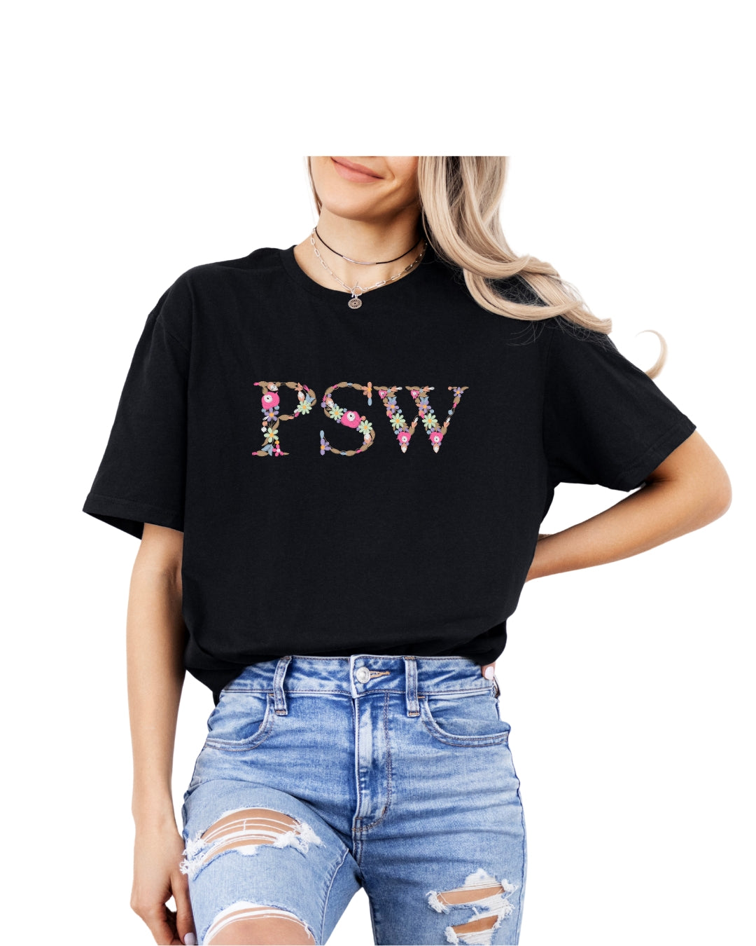 floral PSW t-shirt