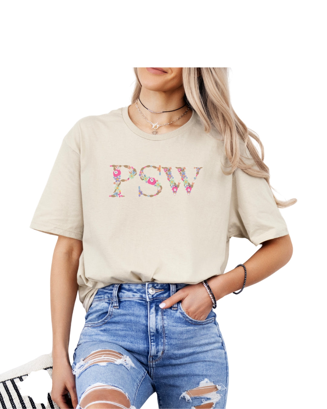 floral PSW t-shirt