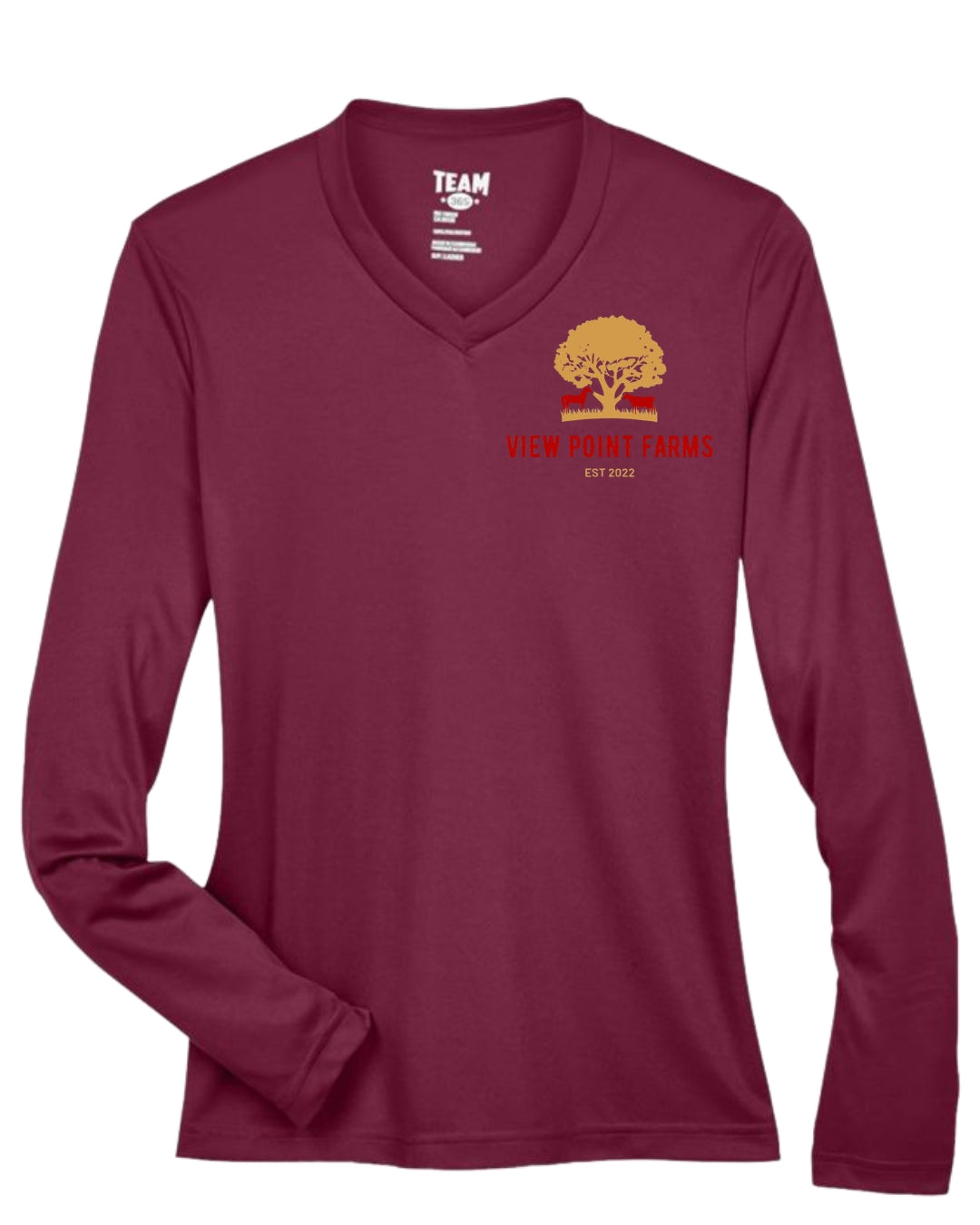VPF long sleeve Performance V-neck