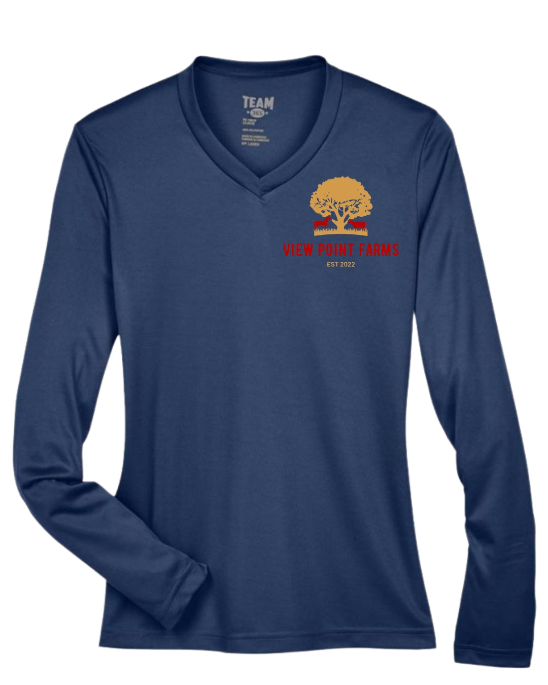 VPF long sleeve Performance V-neck